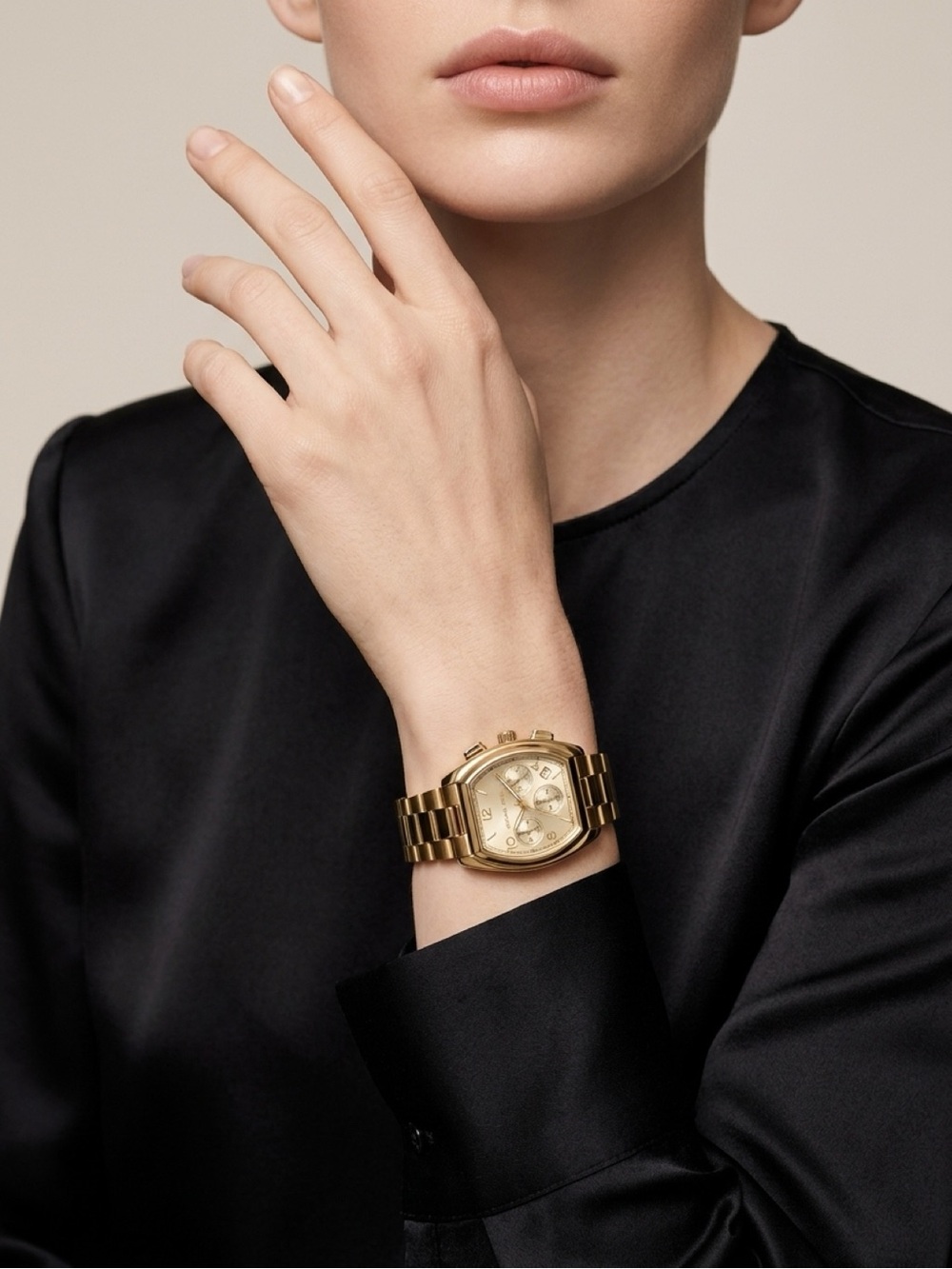 MICHAEL Michael Kors Gold-Tone Women's Chronograph Bracelet Watch